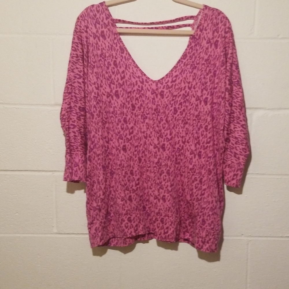 Torrid leopard print blouse
